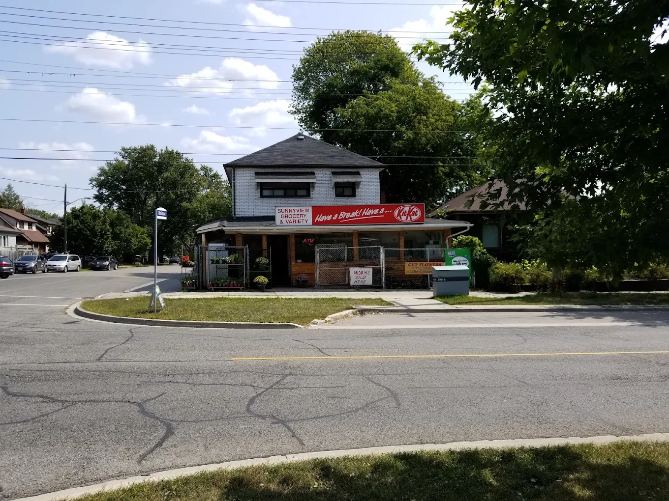 Sunnyview Flowers storefront on Park Lawn Road in Etobicoke